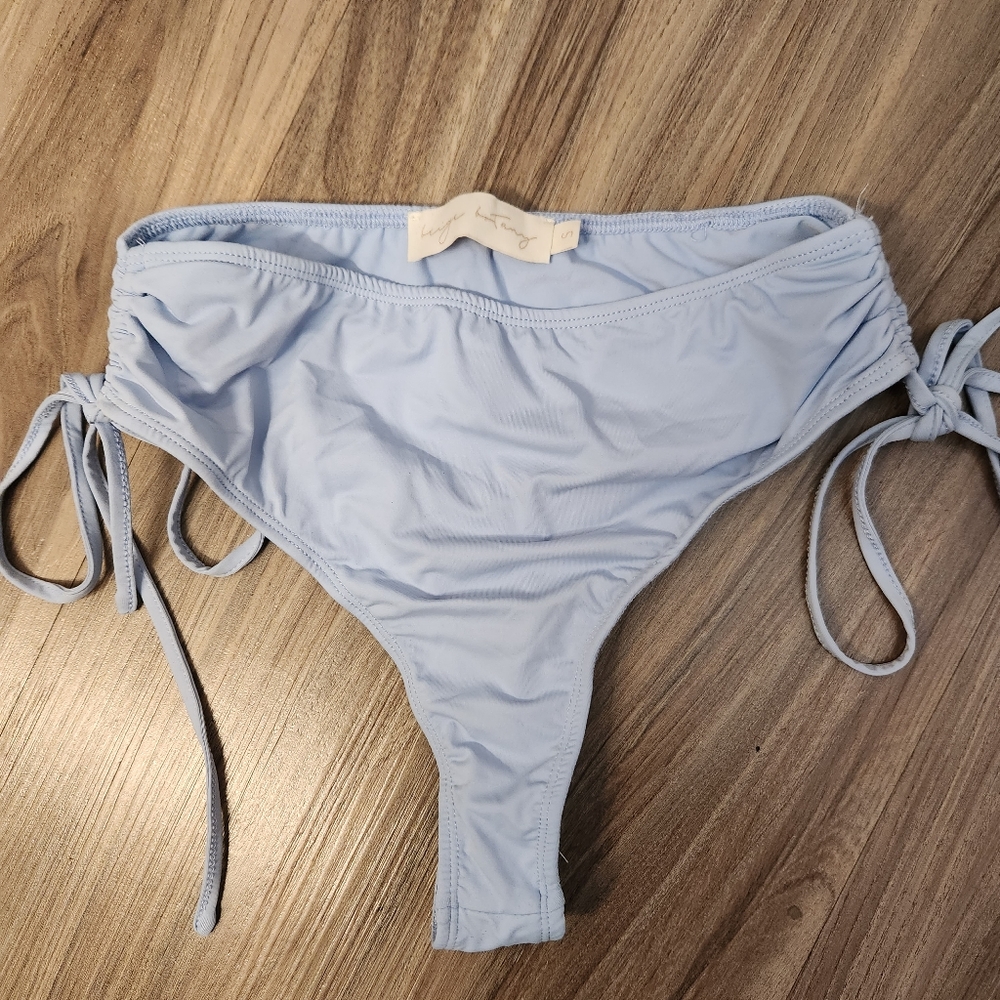 Beige botany bikini bottom size s